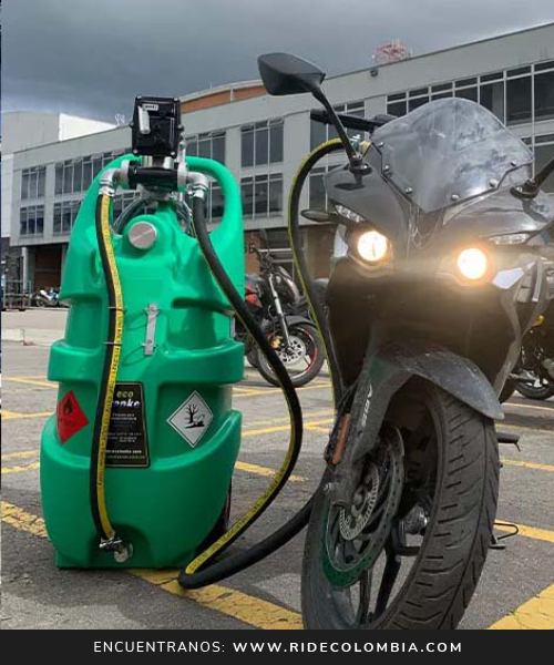 Tanque de almacenamiento Ecotanke 110 Gasolina Bomba Eléctrica