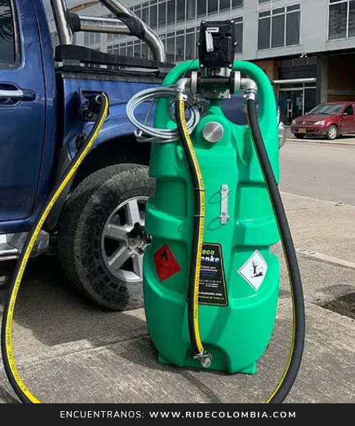 Tanque de almacenamiento Ecotanke 110 Gasolina Bomba Eléctrica