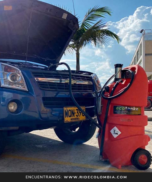Tanque de almacenamiento Ecotanke 110 Aceite Bomba Eléctrica